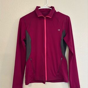 Champion Women's Magenta and Dark Gray Utility Jacket